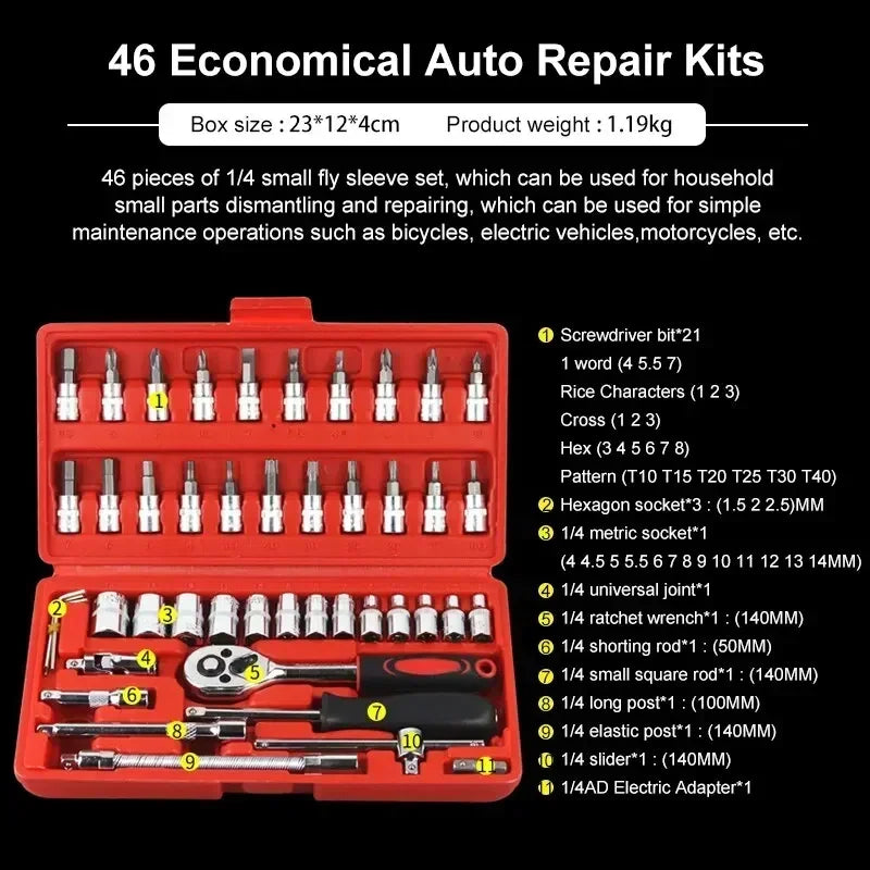 Kit Herramientas Mecánico Automotriz