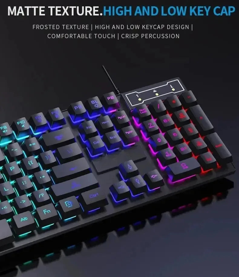 Teclado Mecánico Gamer Luminiscente