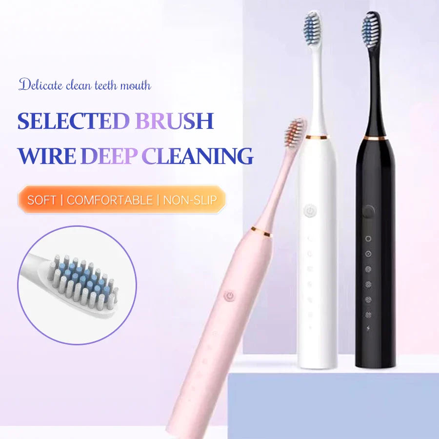 Cepillo Dental Suave y Recargable