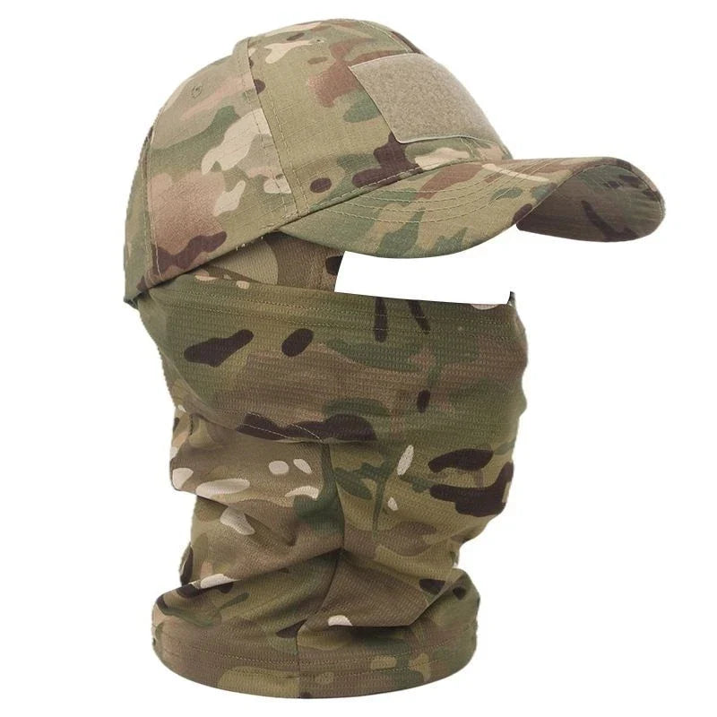 Camouflage Sun Protection Hat Set
